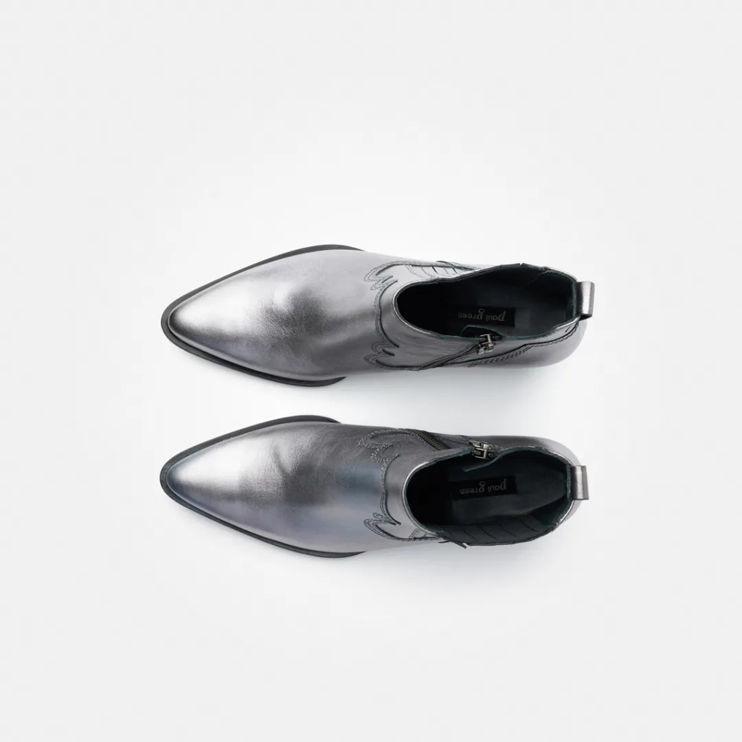 Paul Green Ankle boot Silver Sale