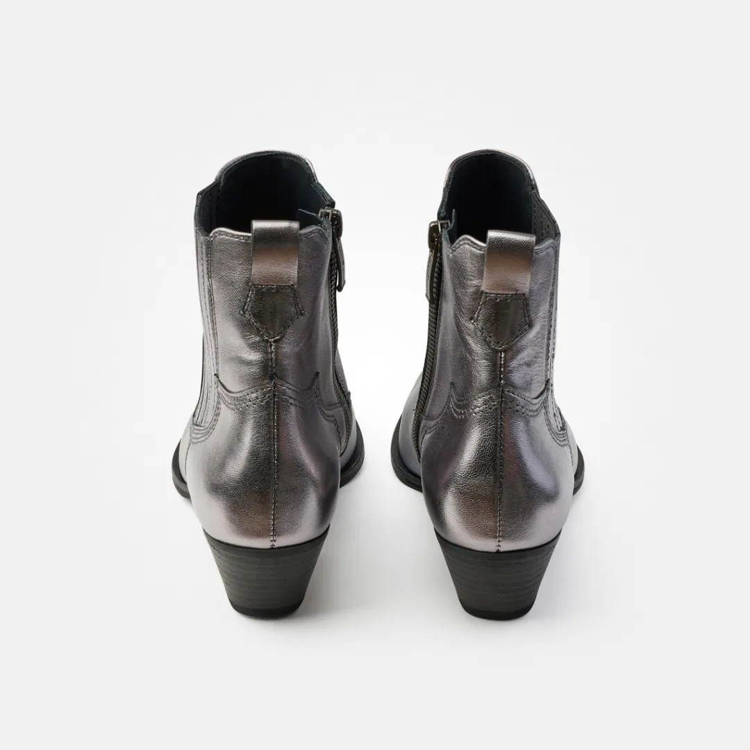 Paul Green Ankle boot Silver Sale
