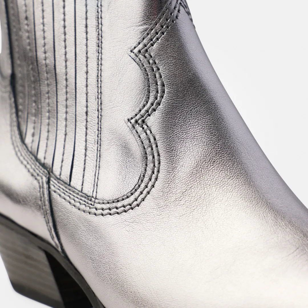Paul Green Ankle boot Silver Sale