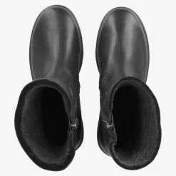 Paul Green Ankle boot with lambskin Black Discount