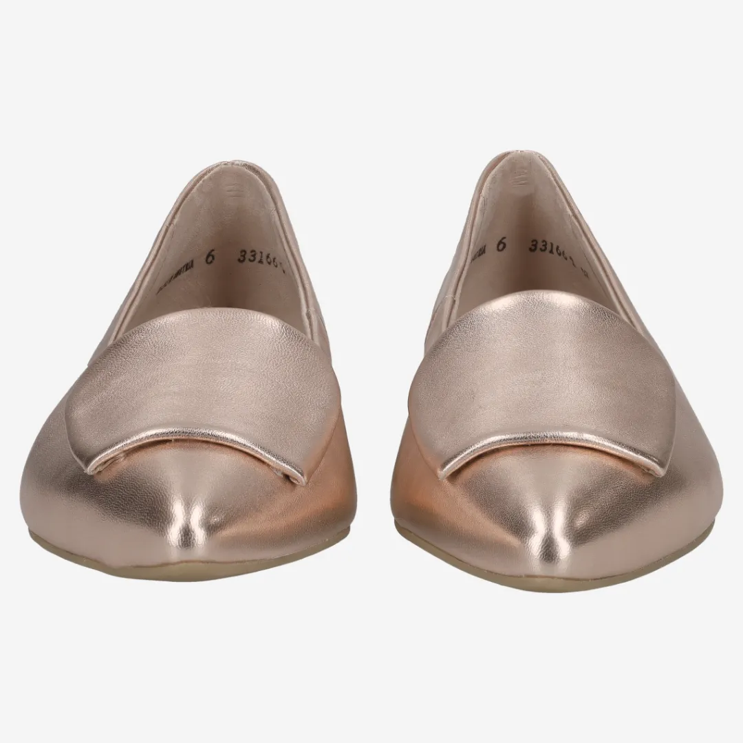 Paul Green Ballerina Beige, metallic Hot