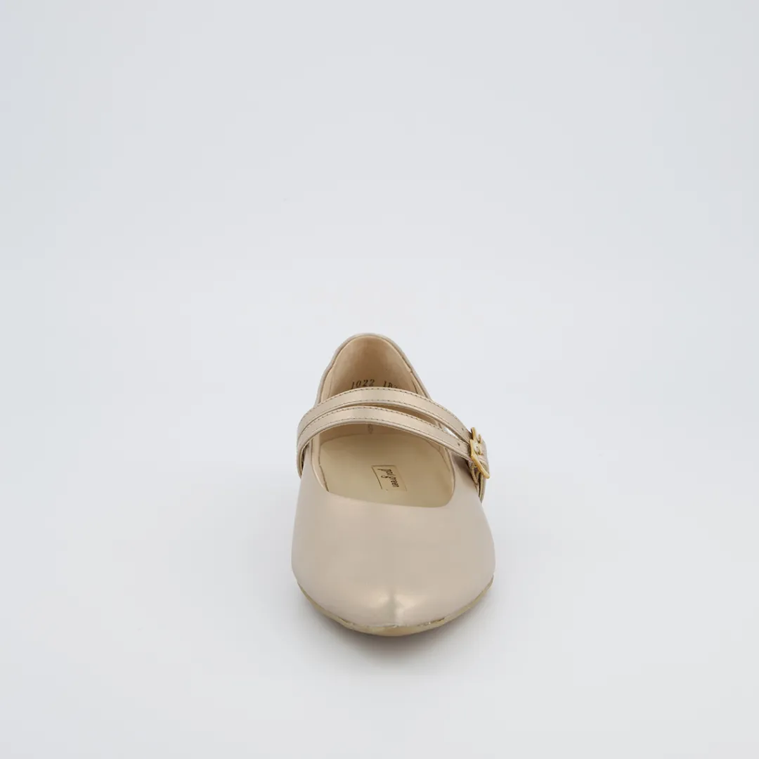 Paul Green Ballerina Beige, metallic New
