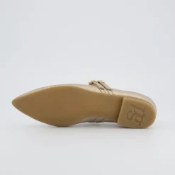 Paul Green Ballerina Beige, metallic New