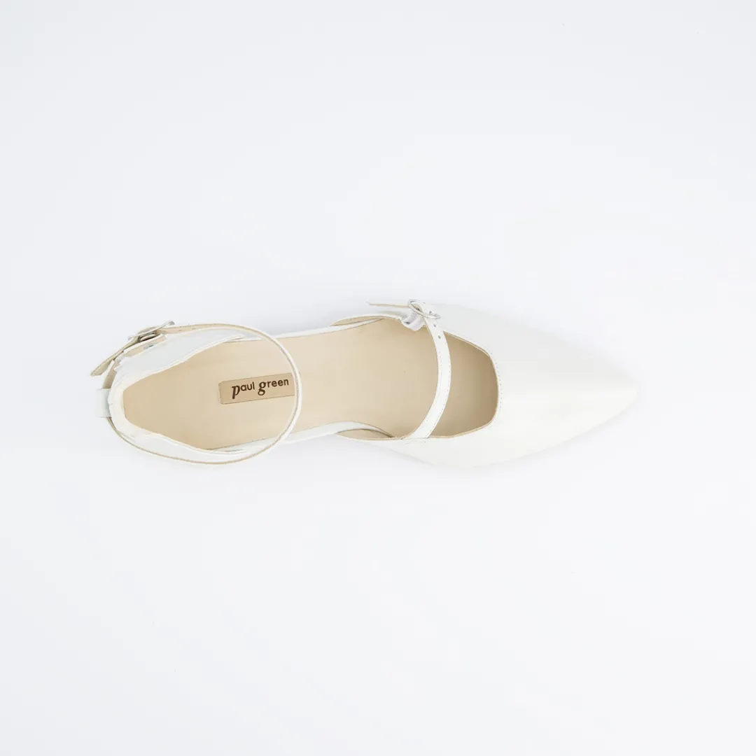Paul Green Ballerina White/ Ivory/ Pearl Sale