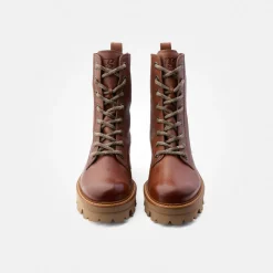 Paul Green Bootie Brown Hot