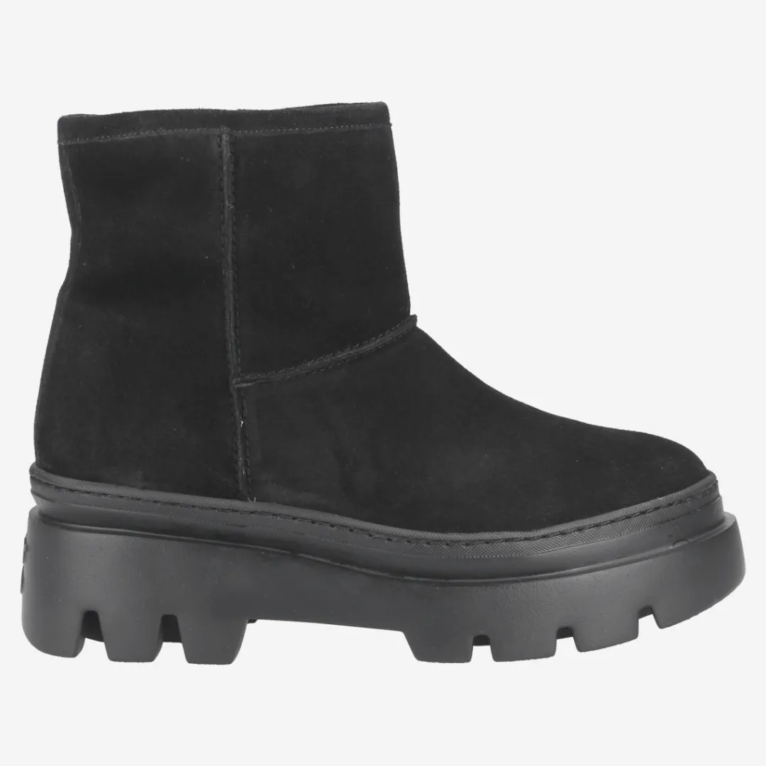 Paul Green Bootie with warm lining Black New