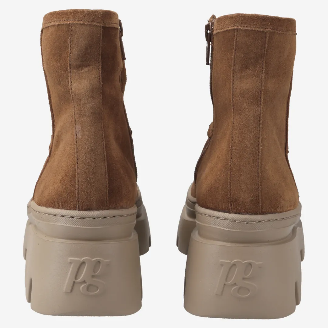 Paul Green Bootie with warm lining Brown Outlet
