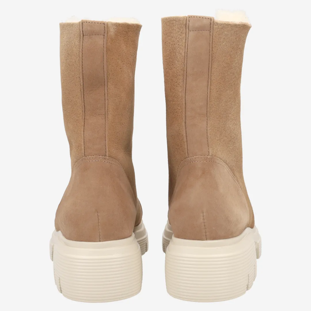 Paul Green Bootie with warm lining Brown