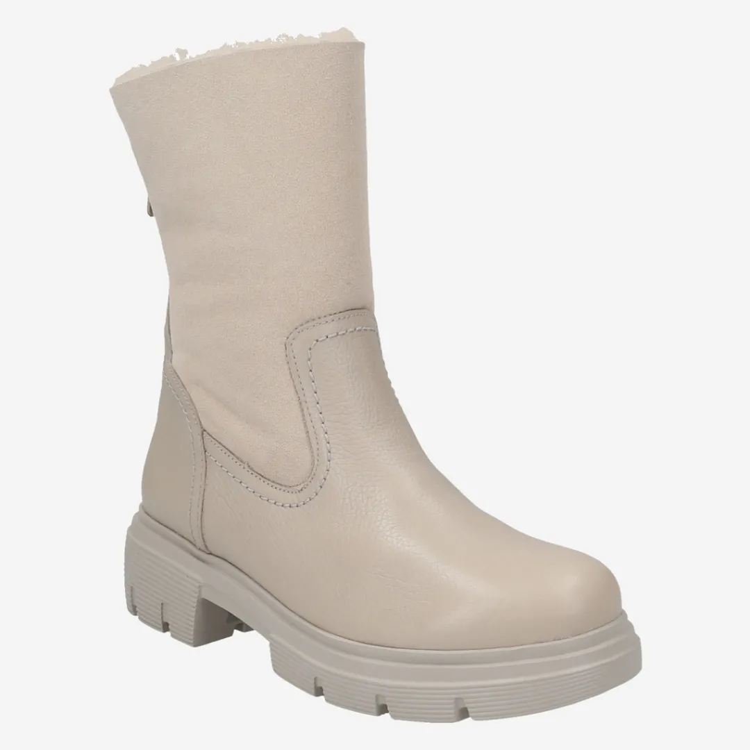 Paul Green Bootie with warm lining Beige New