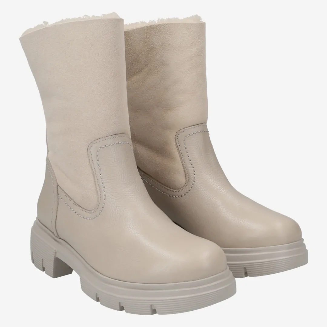 Paul Green Bootie with warm lining Beige New
