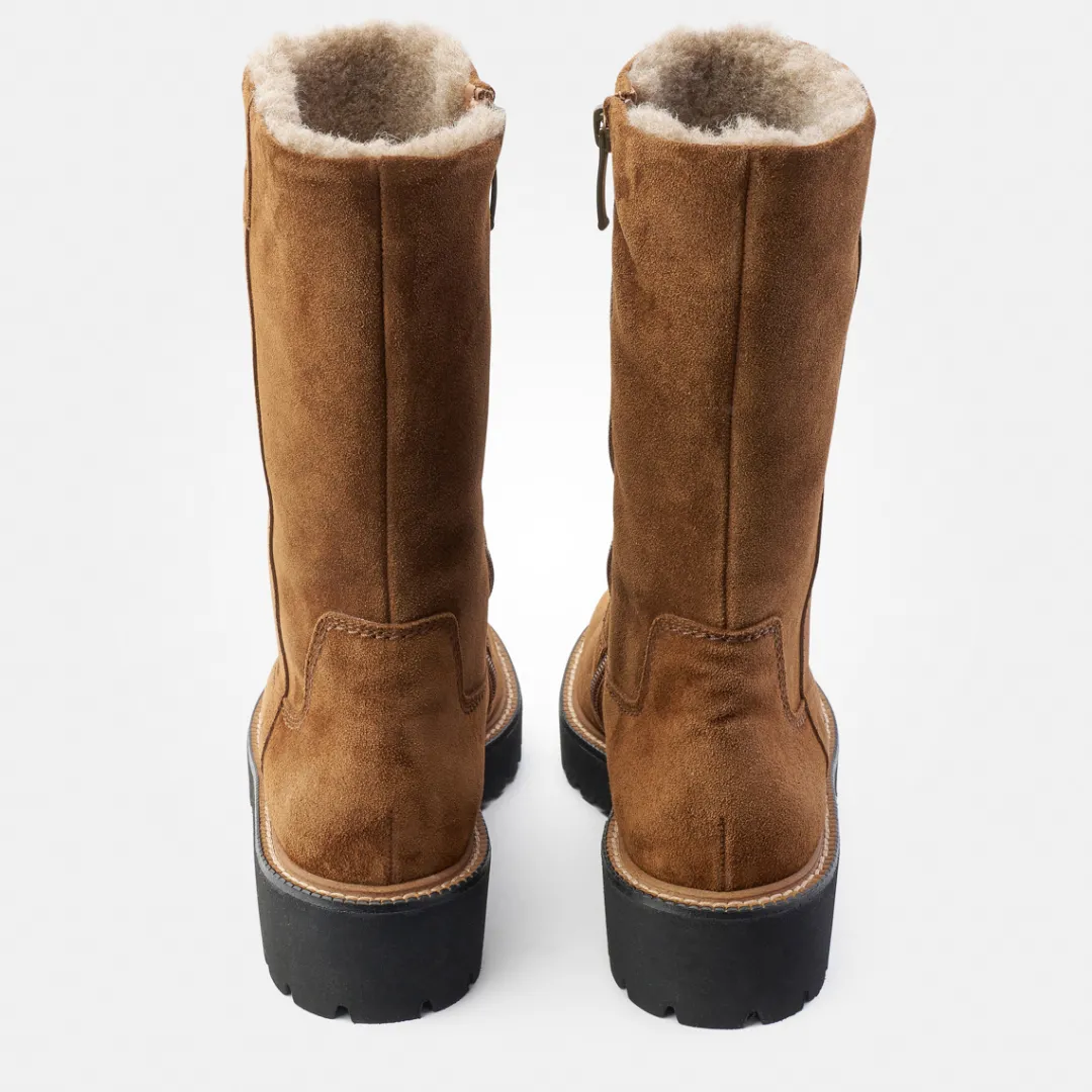 Paul Green Boots with warm lining Brown Best