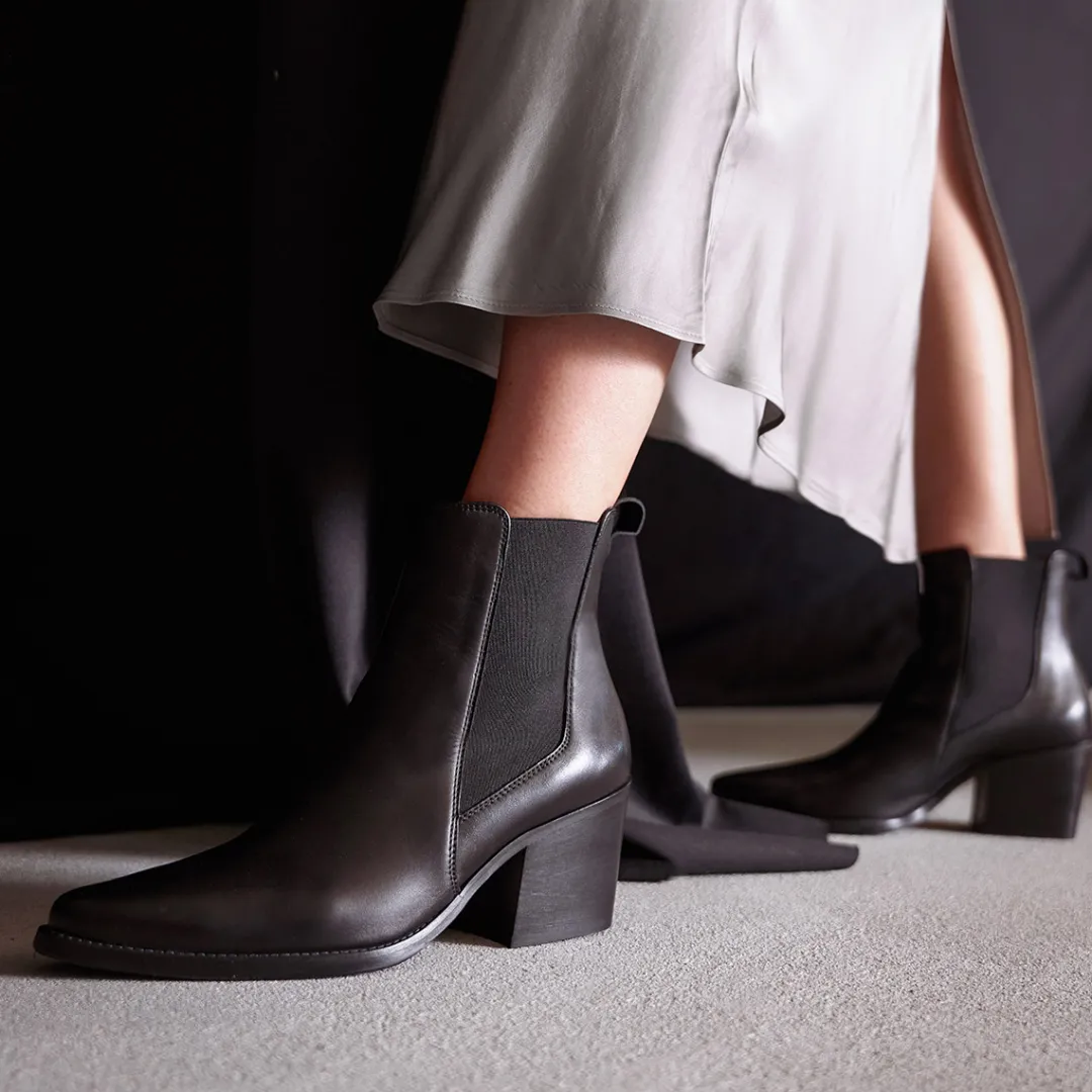 Paul Green Chelsea ankle boot Black Sale