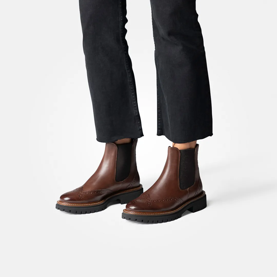Paul Green Chelsea ankle boot Brown Hot