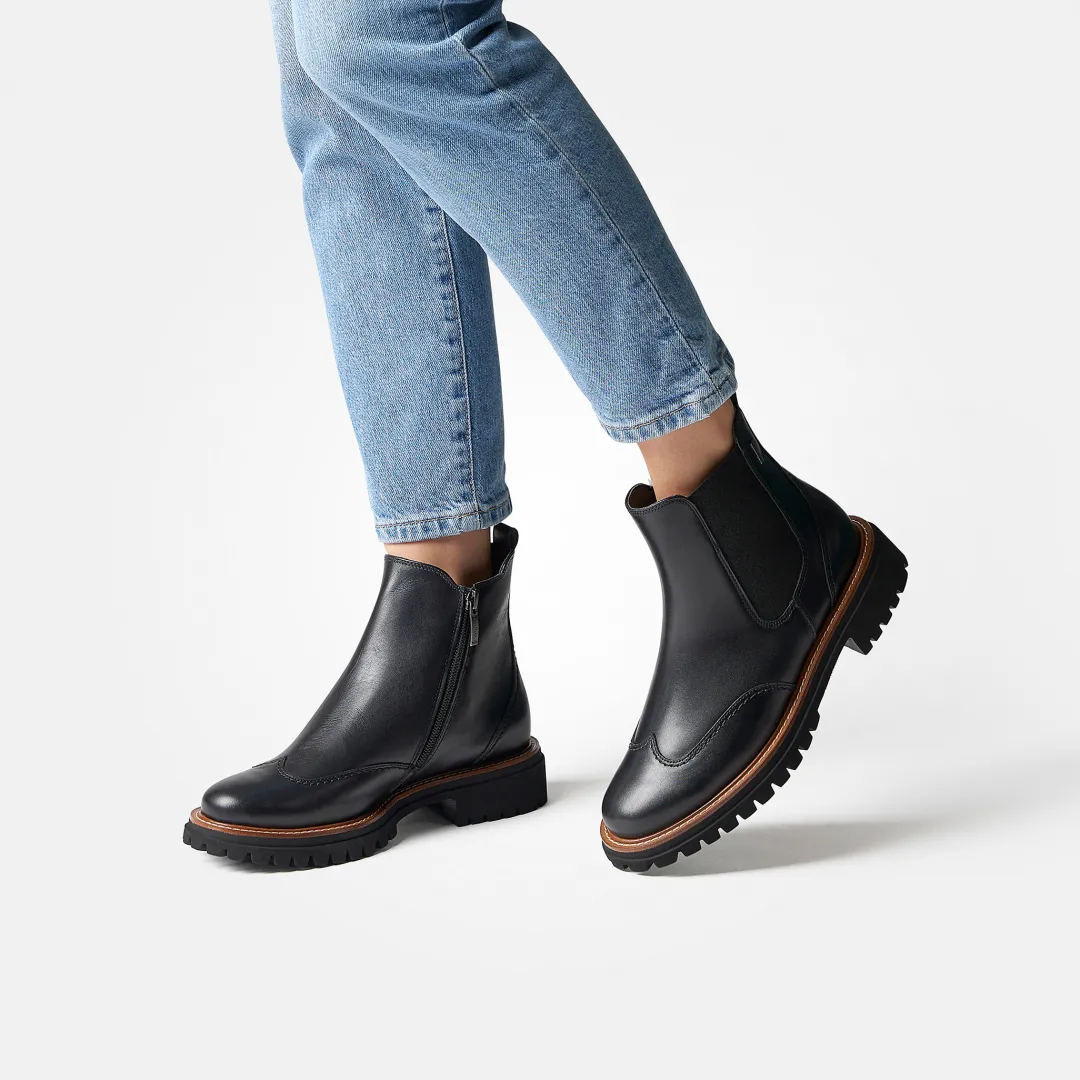 Paul Green Chelsea ankle boot with Gore-Tex Black Best