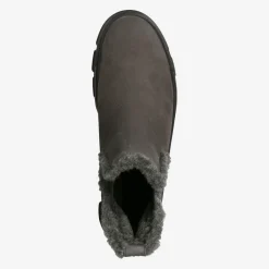 Paul Green Chelsea bootie with merino warm lining Gray