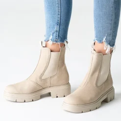 Paul Green Chelsea boots Beige Sale