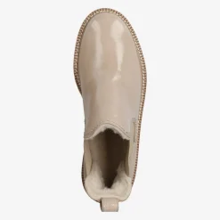 Paul Green Chelsea boots with merino warm lining Beige Online