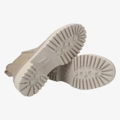 Paul Green Chelsea boots with merino warm lining Beige Online