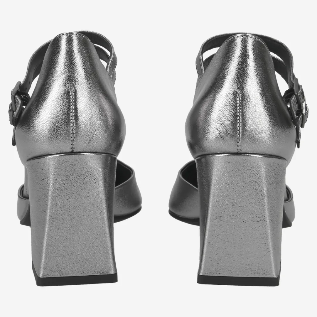 Paul Green Clasp pumps Silver Clearance