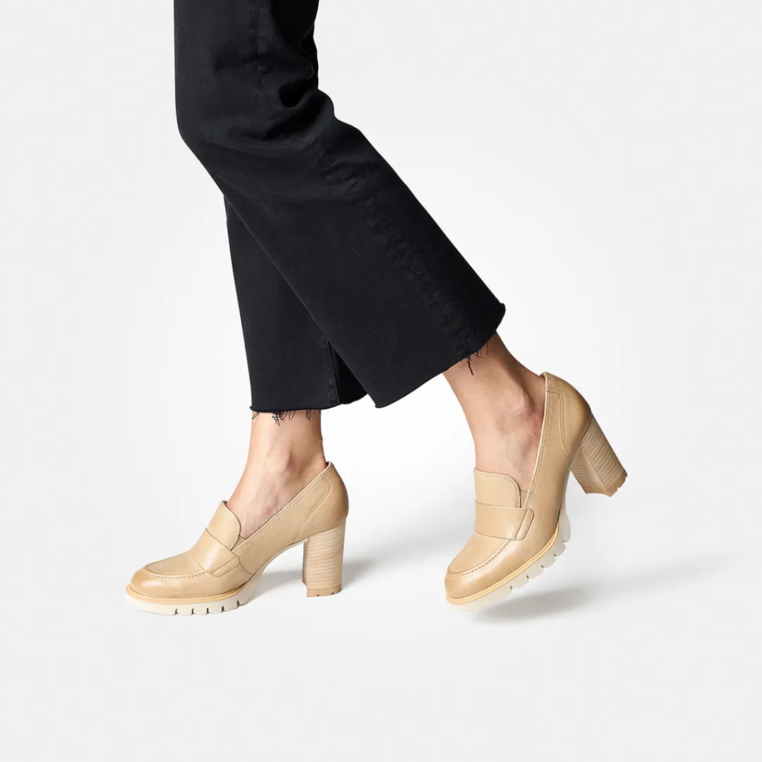 Paul Green High-front pumps Beige Sale