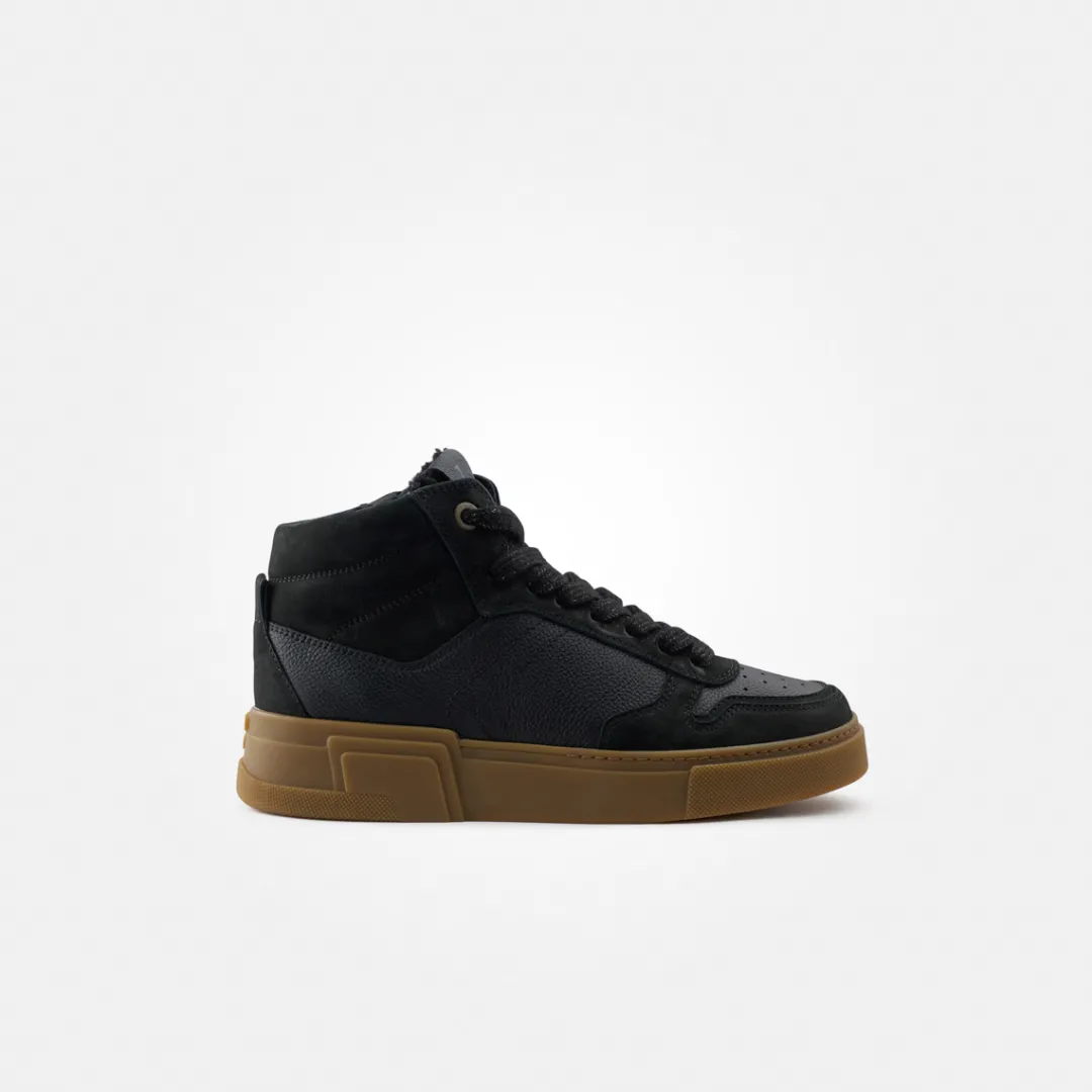 Paul Green Hightop Pauls with removable footbed Black New