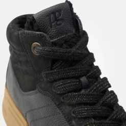 Paul Green Hightop Pauls with removable footbed Black New