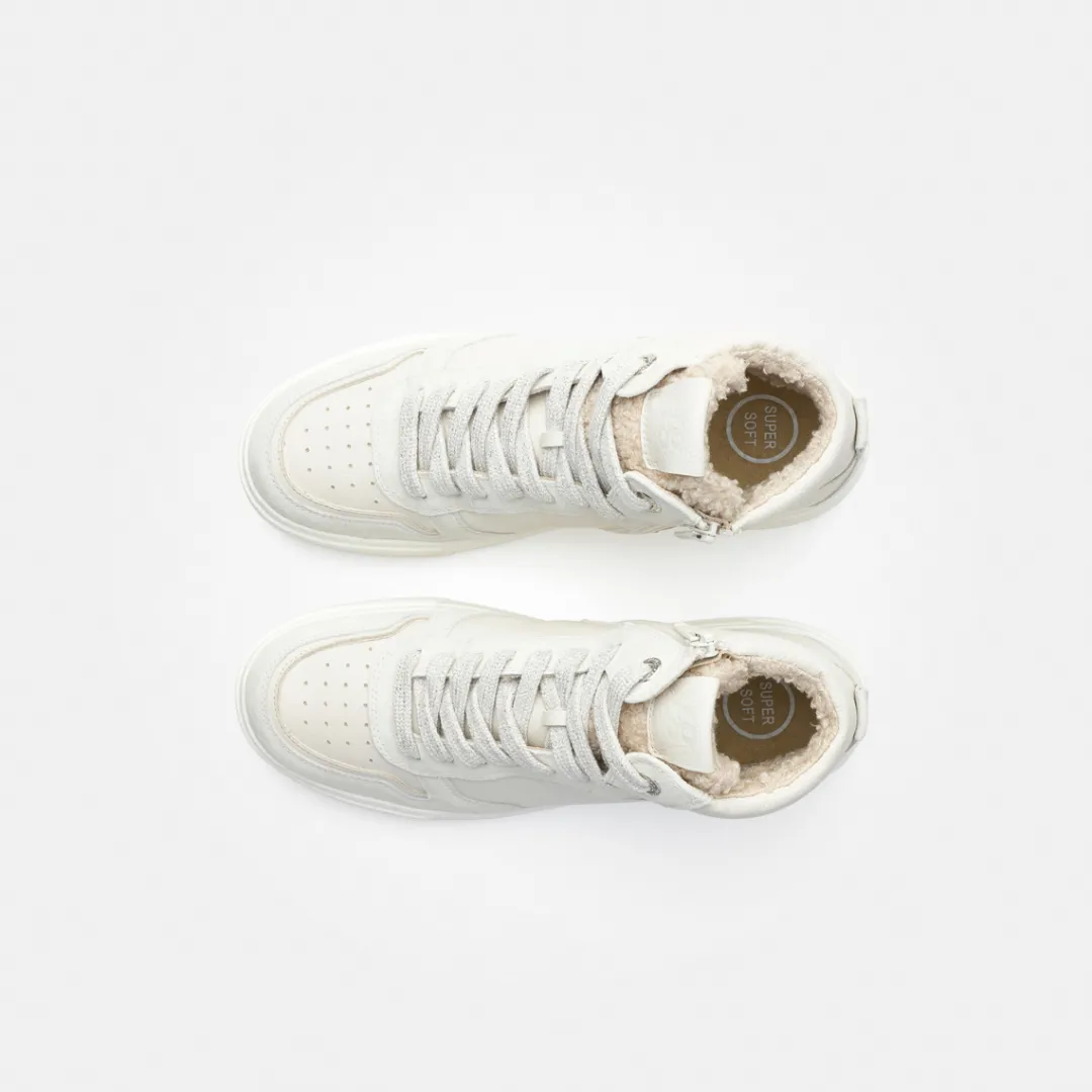 Paul Green Hightop Pauls with removable footbed White Clearance