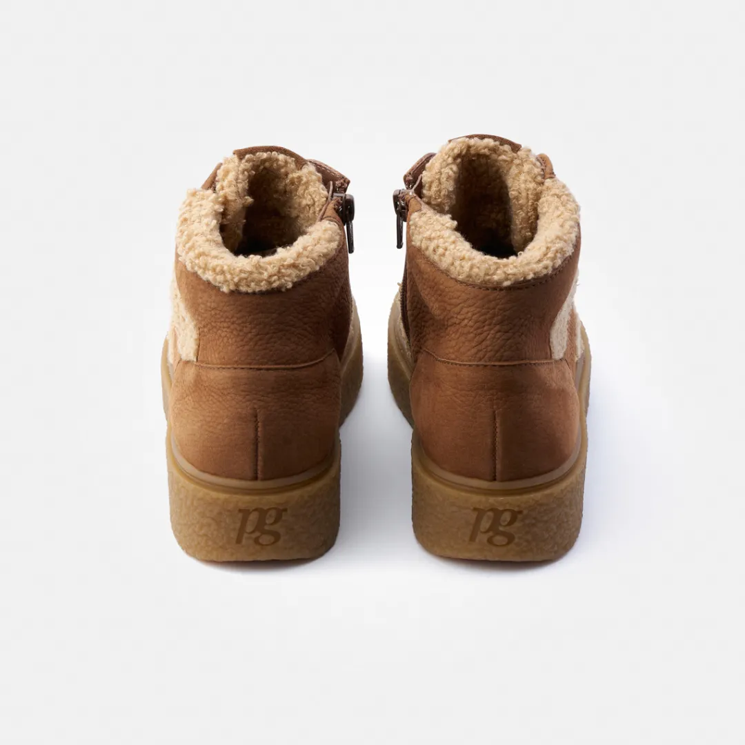 Paul Green Hightop Pauls with removable footbed Toffee/ Brown Sale