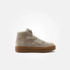 Paul Green Hightop Pauls with removable footbed Beige Clearance