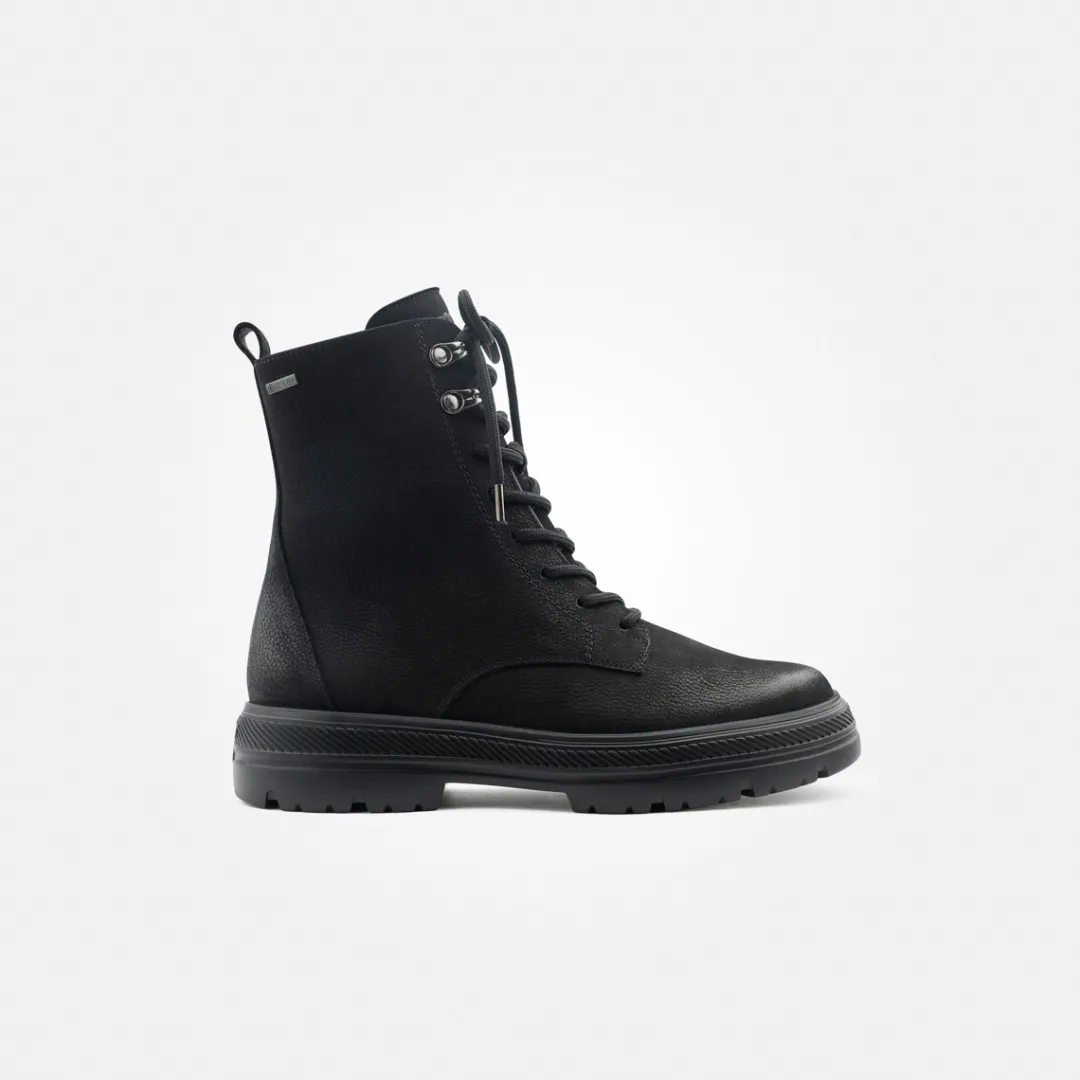 Paul Green Hightop-Pauls with Gore-Tex Black New