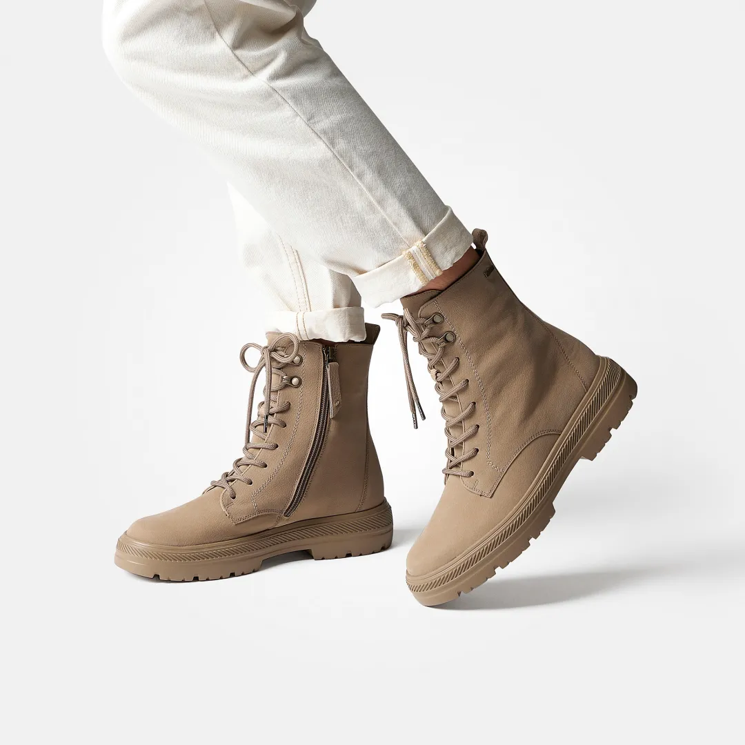 Paul Green Hightop-Pauls with Gore-Tex Beige Clearance