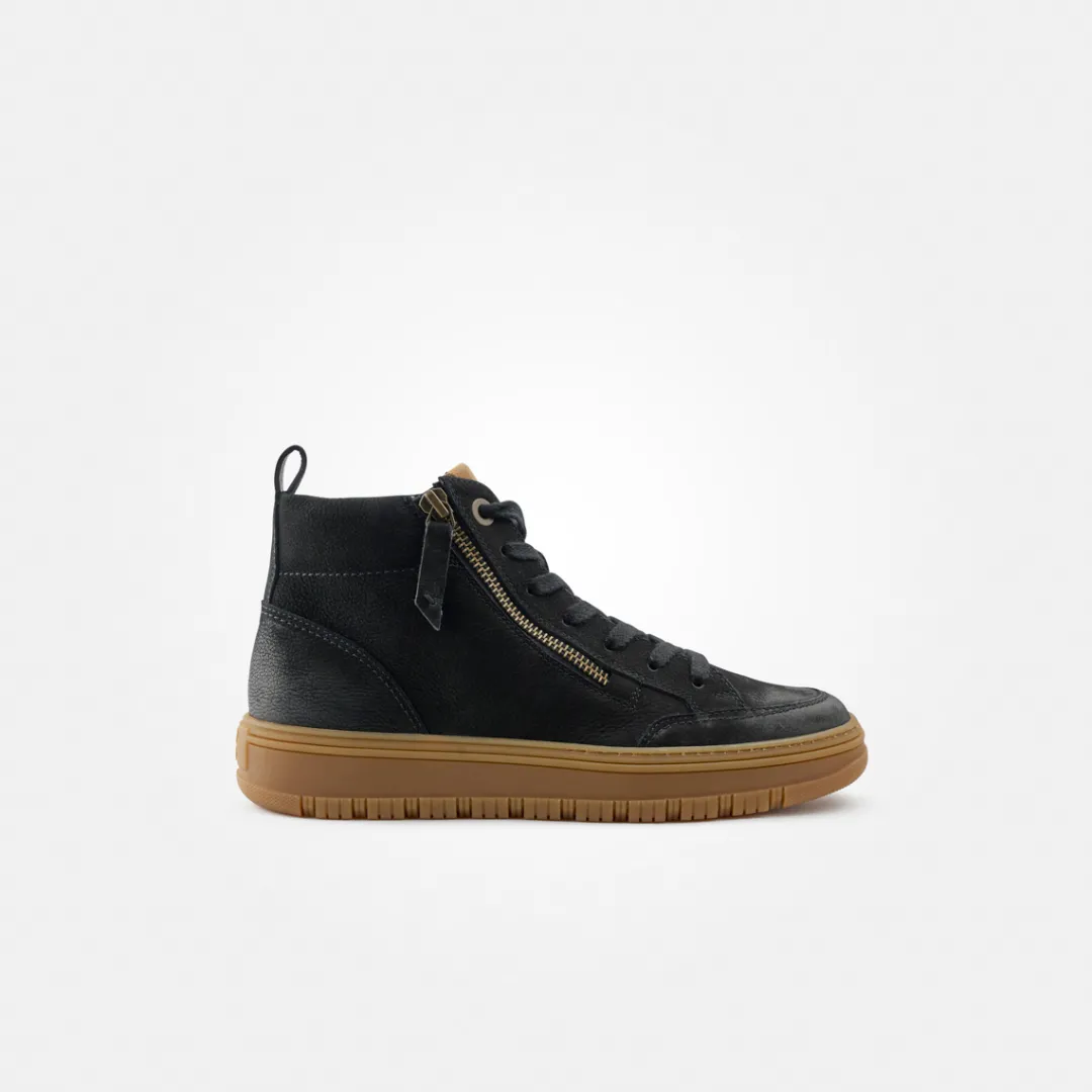 Paul Green Hightop-Pauls with RELAX-WIDTH and removable footbed Black Hot