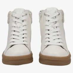 Paul Green Hightop-Pauls with RELAX-WIDTH and removable footbed Cream-white Discount