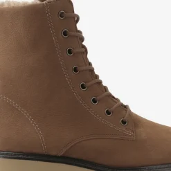 Paul Green Lace up bootie with warm lining Brown/ Toffee Discount