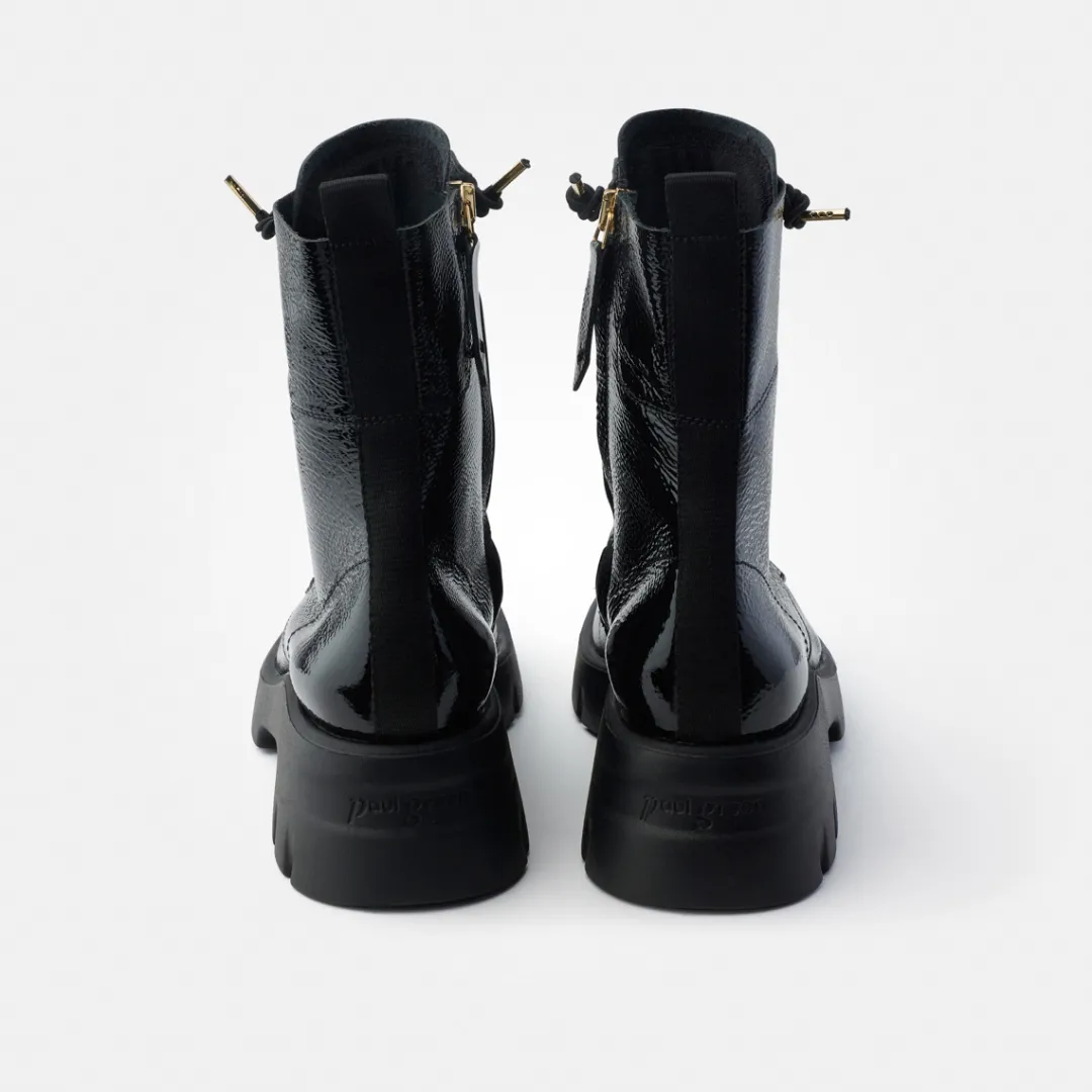 Paul Green Lace-up ankle boot Black Sale