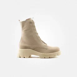 Paul Green Lace-up ankle boot Beige Discount
