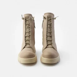 Paul Green Lace-up ankle boot Beige Discount