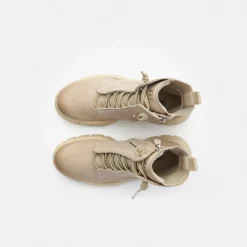 Paul Green Lace-up ankle boot Beige Discount