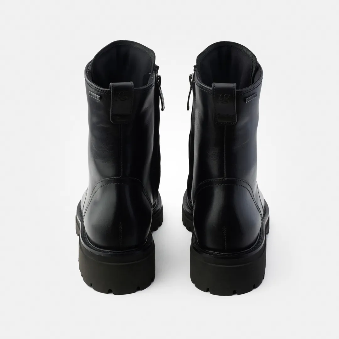 Paul Green Lace-up ankle boot with Gore-Tex Black Online