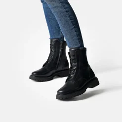Paul Green Lace-up ankle boot with Gore-Tex Black Online