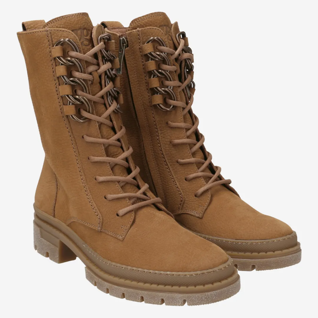 Paul Green Lace-up bootie Brown Discount