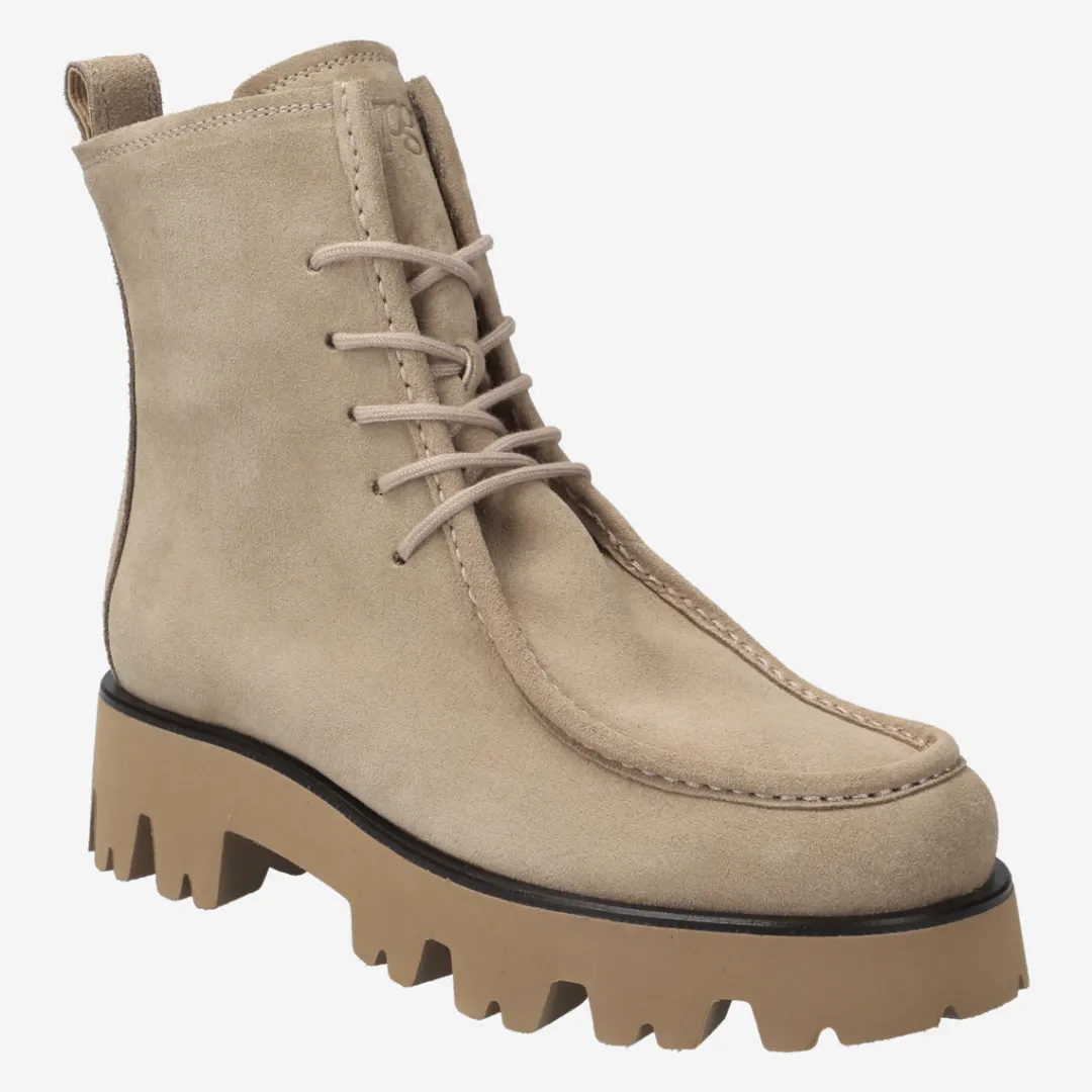 Paul Green Lace-up bootie Beige