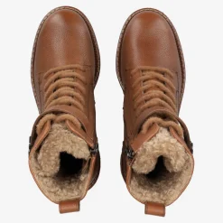 Paul Green Lace-up bootie with warm lining Brown Online
