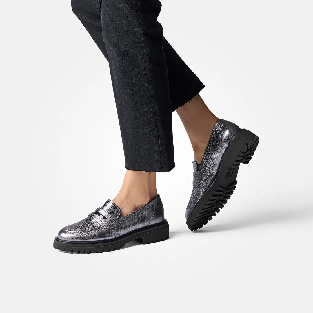Paul Green Loafer Silver Outlet