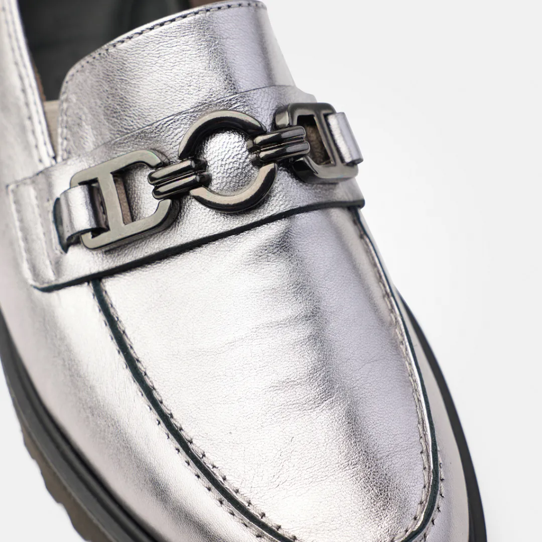Paul Green Loafer Silver