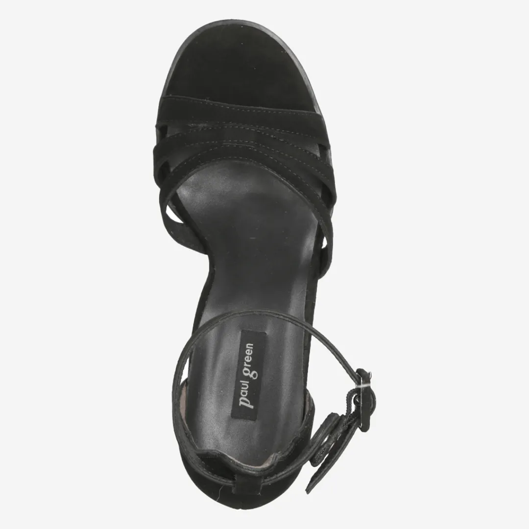Paul Green Platform sandal Black New