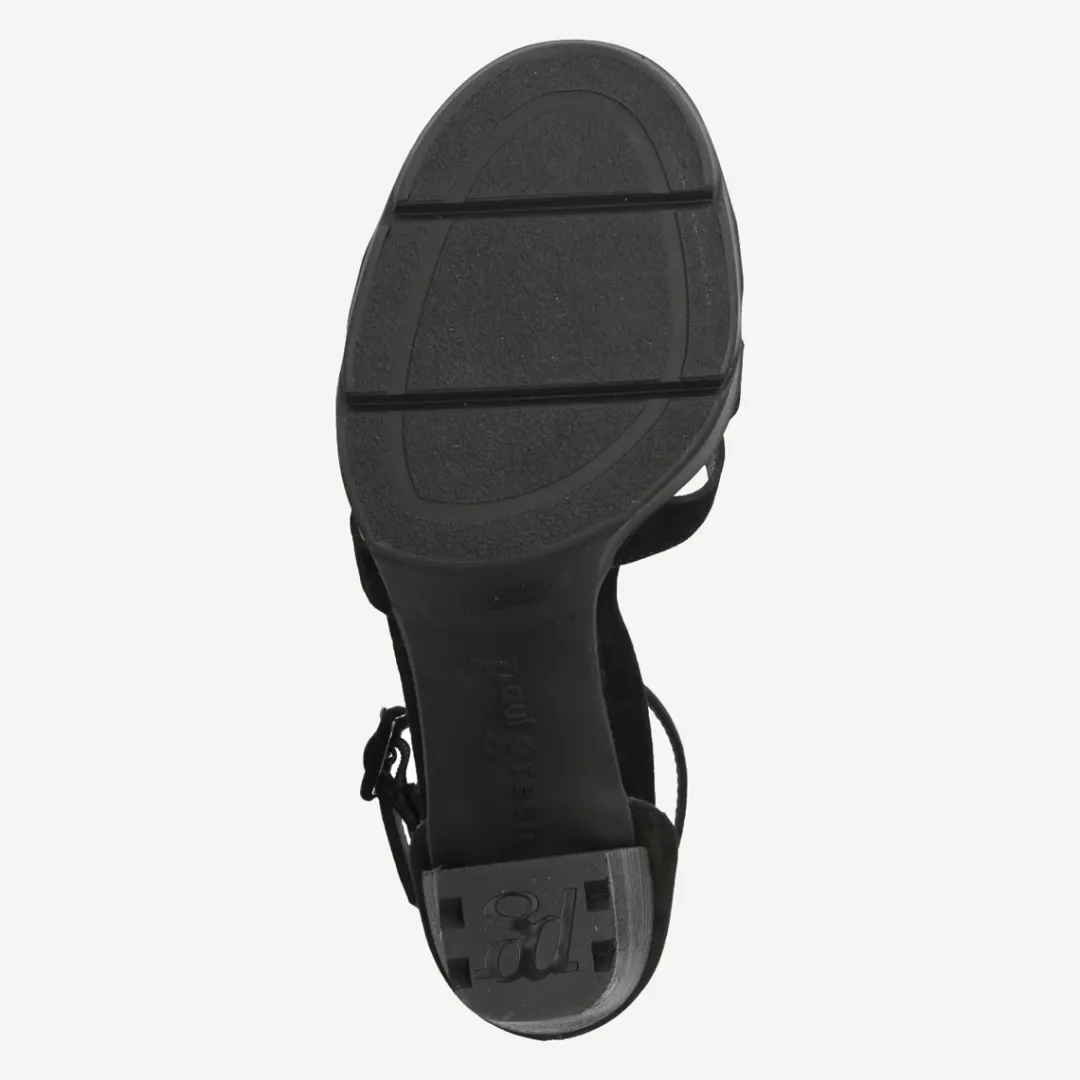 Paul Green Platform sandal Black New