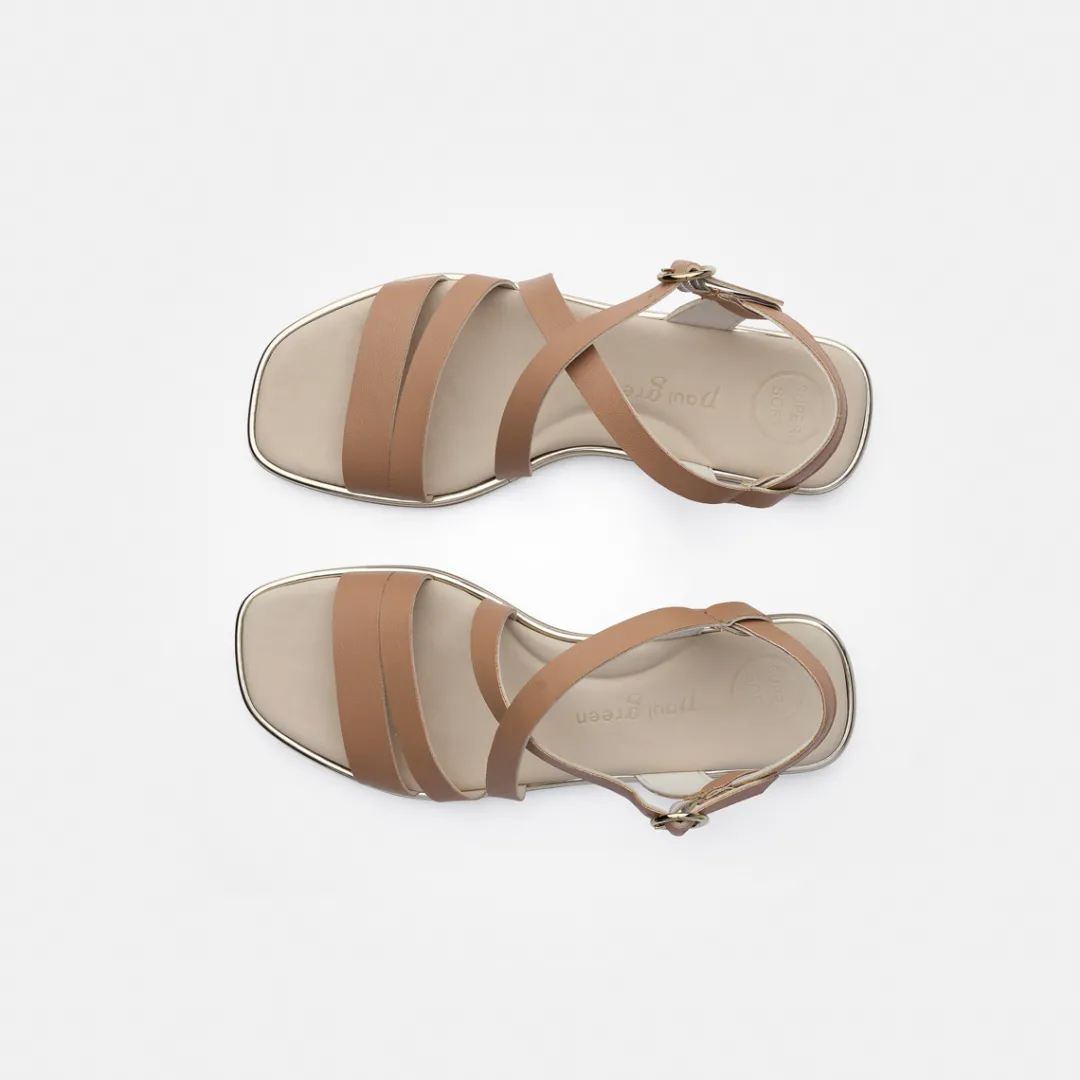 Paul Green Sandal Brown New