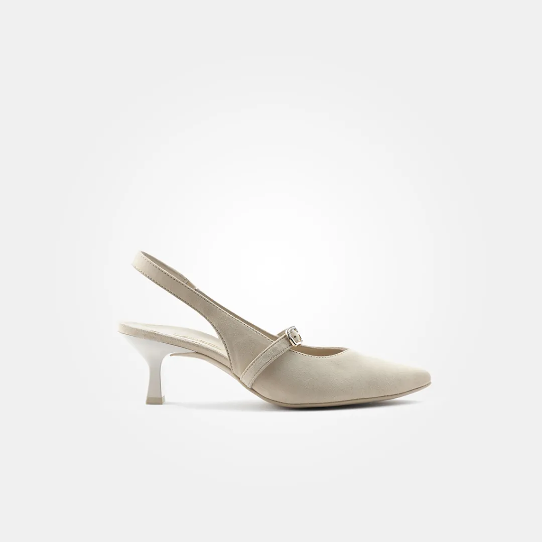 Paul Green Sling sandal Beige / BUISKIT Outlet