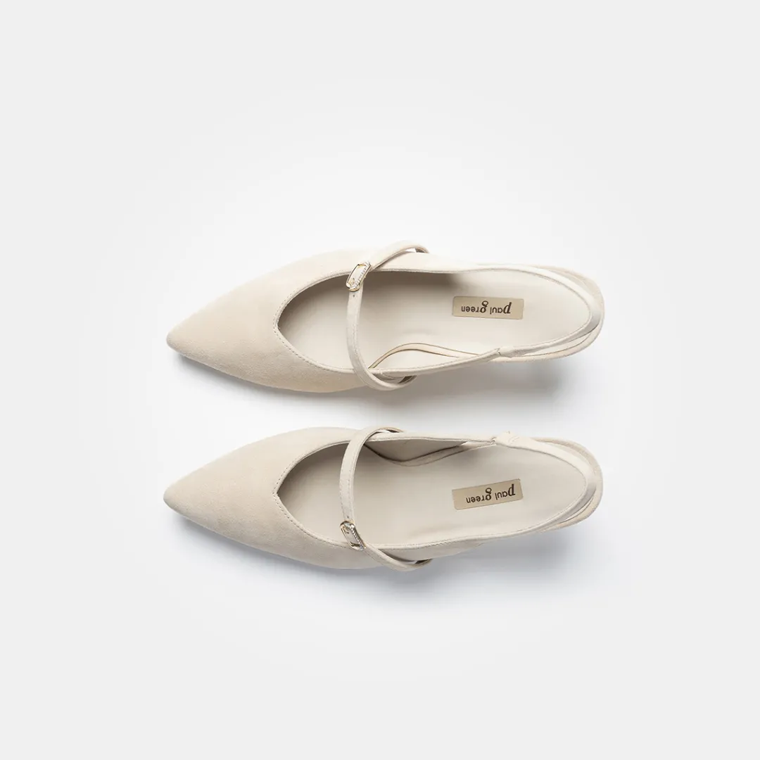 Paul Green Sling sandal Beige / BUISKIT Outlet